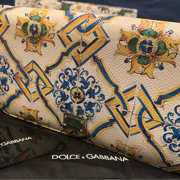 Dolce & Gabbana Majolica Large Wallet New - Picture 2 of 5